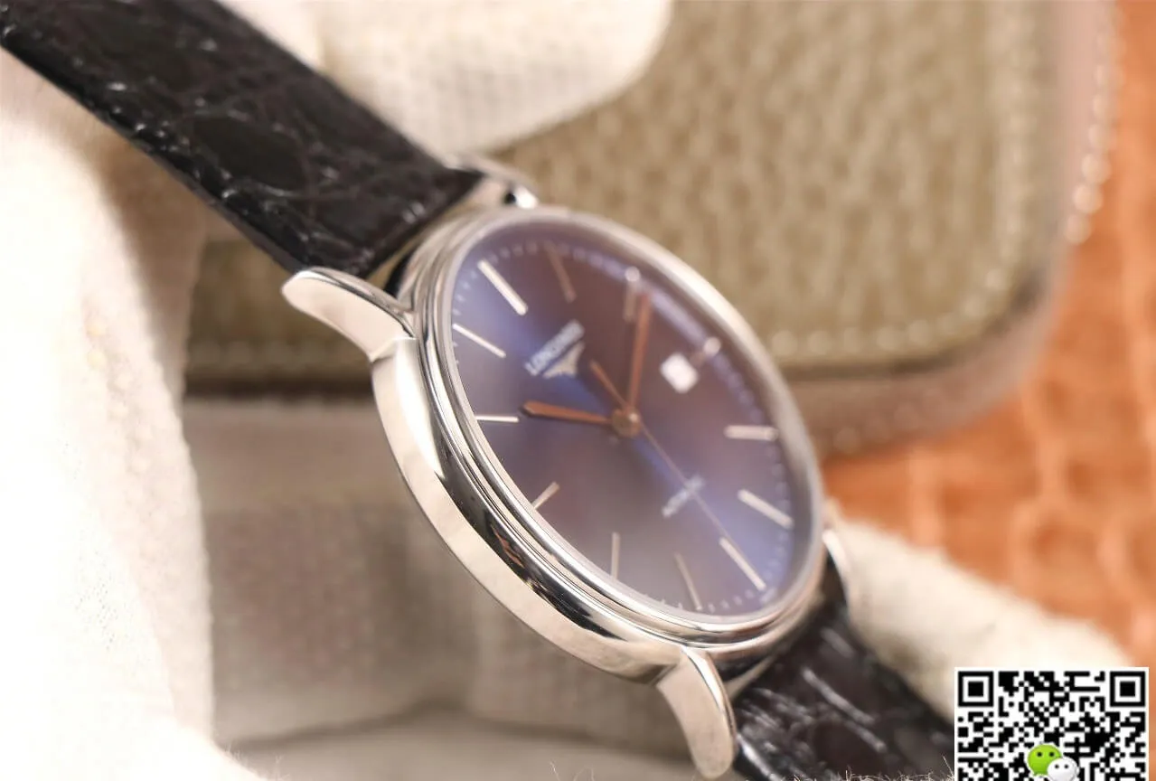Longines Presence L4.921.4.92.2 KY Factory 1:1 Best Edition Replica Watch Leather Strap
